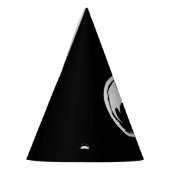 ホワイトドラゴンブラックパーティー帽子 パーティーハット (左)