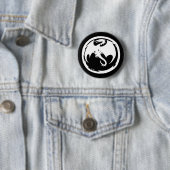 ホワイトドラゴンボタン 缶バッジ (インサイチュ)