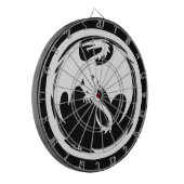 ホワイトドラゴン金ゴールドダーツボード ダーツボード (正面左)