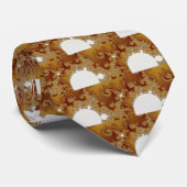 ホワイトドラゴン – フラクタルアート ネクタイ (ロール)