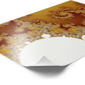 ホワイトドラゴン – フラクタルアート フォトプリント            (角)