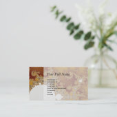 ホワイトドラゴン – フラクタルアート 名刺 (スタンド正面)