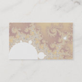 ホワイトドラゴン – フラクタルアート 名刺 (裏面)