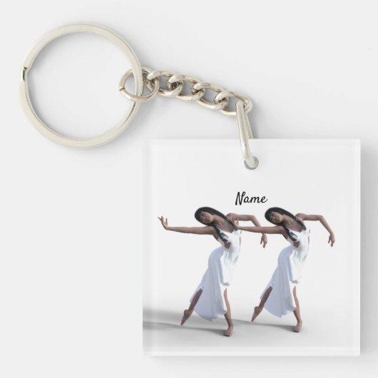 ホワイトドレスダンサーサンダー_コーブ キーホルダー (正面)