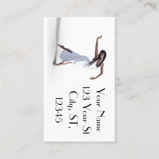 ホワイトドレスダンサーサンダー_コーブ 名刺 (正面)