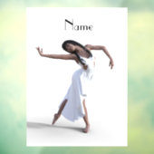 ホワイトドレスダンサーThunder_Cove ウィンドウサイン (シート3)