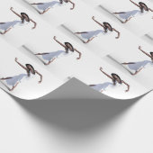 ホワイトドレスダンサーThunder_Cove ラッピングペーパー (角)