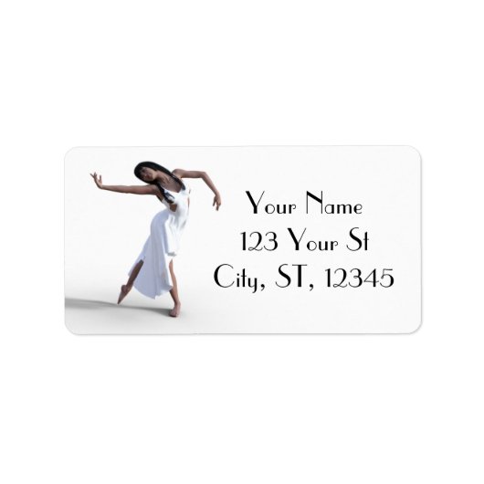 ホワイトドレスダンサーThunder_Cove ラベル (正面)