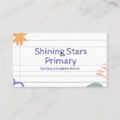 ホワイトドードルズアンドスクライブル先生 名刺 (裏面)