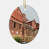 ホワイトドーバーマンオーナメント セラミックオーナメント (右)