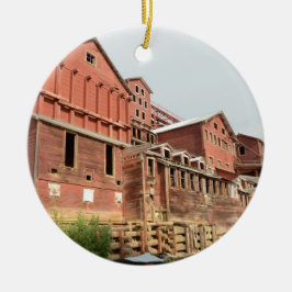 ホワイトドーバーマンオーナメント セラミックオーナメント