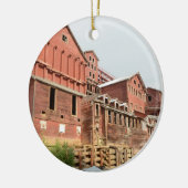 ホワイトドーバーマンオーナメント セラミックオーナメント (左)