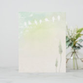 ホワイトドーブ&パステルウォーターカラースクラップブック紙 (スタンド正面)