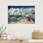 ホワイトドームプリント ポスター (キッチン)