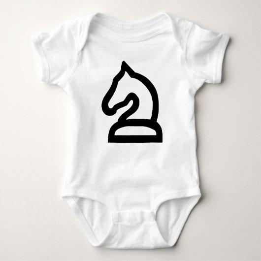 ホワイトナイト ベビーボディスーツ (正面)