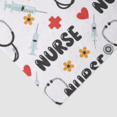ホワイトナースライフシームレスパターン (2) 薄葉紙 (詳細)