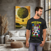 ホワイトネオンエイリアンファンキー – アポップ・アートのートクリーチャー