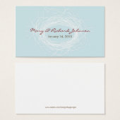 ホワイトネストメッセージカード (正面&裏面)