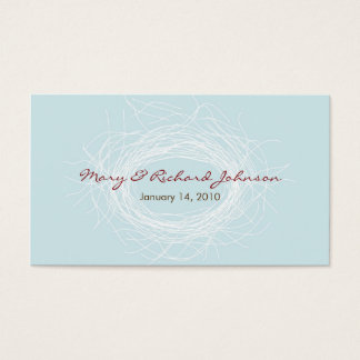 ホワイトネストメッセージカード