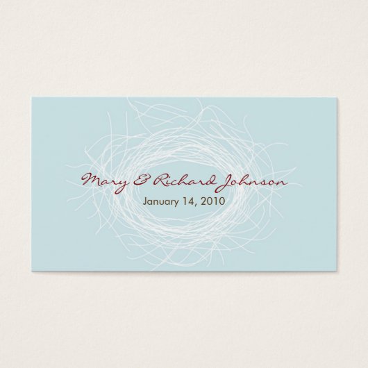 ホワイトネストメッセージカード (正面)