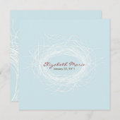 ホワイトネスト両面招待状 招待状 (正面/裏面)