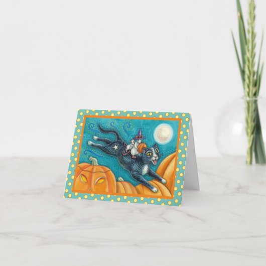 ホワイトネズミ&ブラックキャットオンハロウィンスカベンジャー狩り カード (正面)