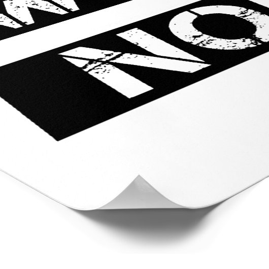 ホワイトノイズMX5 Miata ポスター (角)