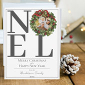ホワイトノールクリスマスリース写真 シーズンカード
