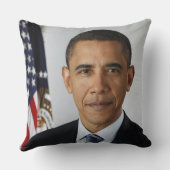 ホワイトハウスでのアメリカ大統領バラク・オバマ クッション (裏面)
