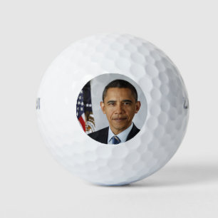 ホワイトハウスでのアメリカ大統領バラク・オバマ ゴルフボール