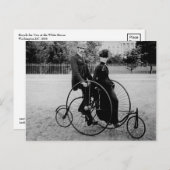 ホワイトハウスでの2人用の自転車1886 ポストカード (正面/裏面)