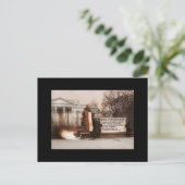 ホワイトハウスで女性が抗議 ポストカード (スタンド正面)