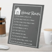 ホワイトハウスとグレーハウスルール 台座サイン (インサイチュ)