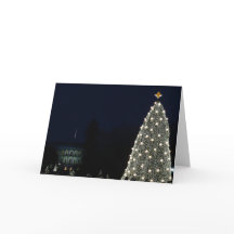 ホワイトハウスとナショナルツリークリスマスホリデイDC