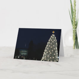 ホワイトハウスとナショナルツリークリスマスホリデイDC シーズンカード