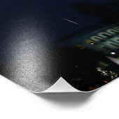 ホワイトハウスとナショナルツリークリスマスホリデイDC フォトプリント            (角)