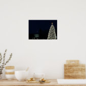 ホワイトハウスとナショナルツリークリスマスホリデイDC ポスター (キッチン)