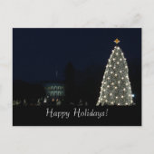 ホワイトハウスと国立の木はがき シーズンポストカード (正面)