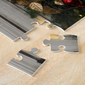 ホワイトハウスのクリスマス　ジョー・バイデン大統領　写真 ジグソーパズル (側面)