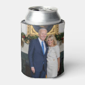 ホワイトハウスのクリスマス　ジョー・バイデン大統領　写真 缶クーラー (缶正面)