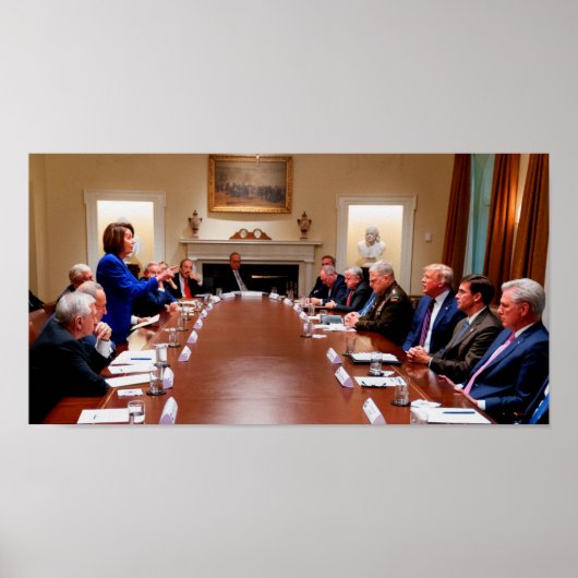 ホワイトハウスのポスターで雄牛に立ち上がる ポスター (正面)