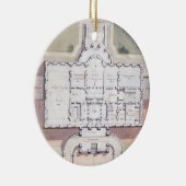 ホワイトハウスのワシントンDC大統領案 セラミックオーナメント (右)