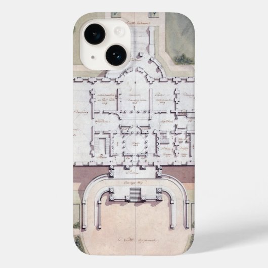ホワイトハウスのワシントンDC大統領案 Case-Mate iPhoneケース (裏面)