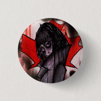 ホワイトハウスの下のBurnin 缶バッジ