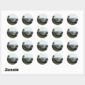 ホワイトハウスの写真 ラウンドシール (シート)
