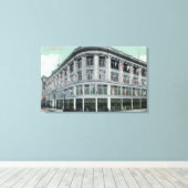 ホワイトハウスの外観 キャンバスプリント (インサイチュ (ウッドフロア))