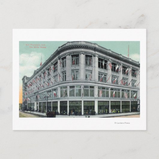 ホワイトハウスの外観 ポストカード (正面)