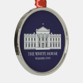 ホワイトハウスの記念するオーナメント メタルオーナメント (右)