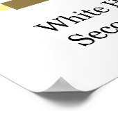 ホワイトハウスの2階の図 ポスター (角)