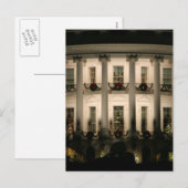 ホワイトハウスはクリスマスを祝います シーズンポストカード (正面/裏面)